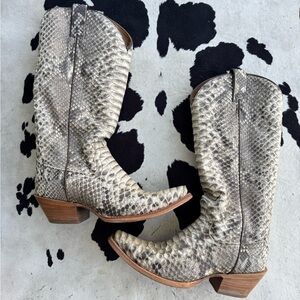 Snakeskin Western Boots